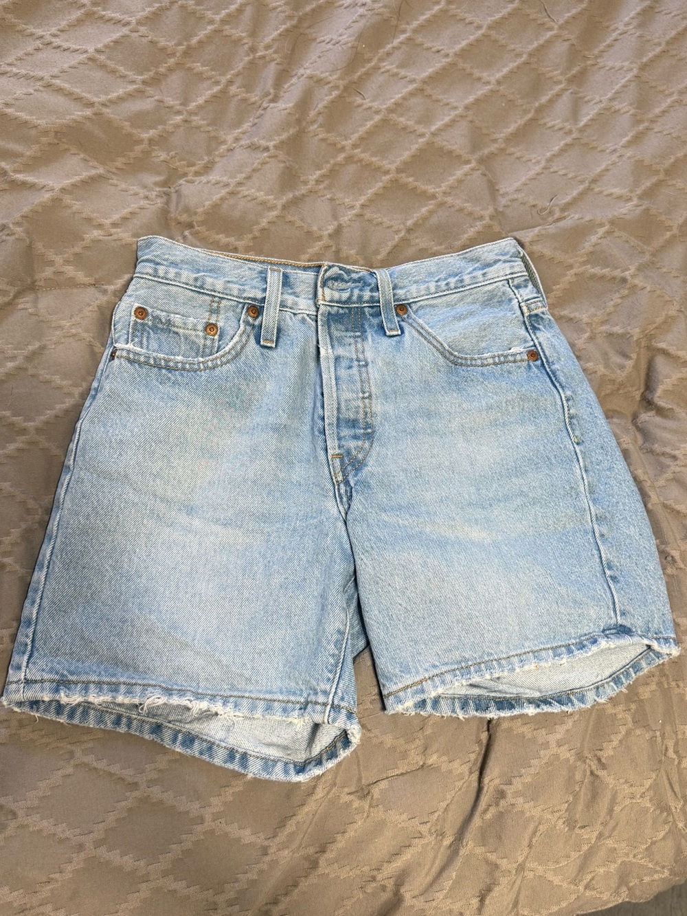 Levi’s light wash shorts